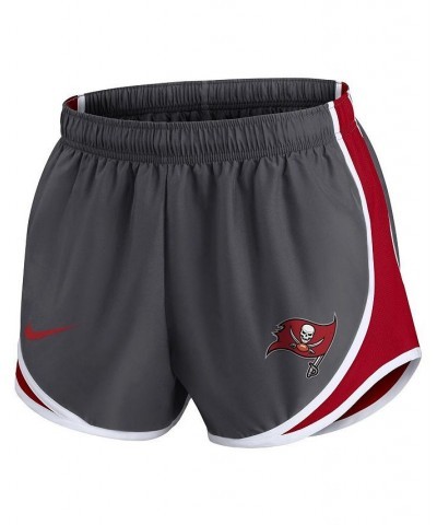 Women's Charcoal Tampa Bay Buccaneers Logo Performance Tempo Shorts Charcoal $32.99 Shorts