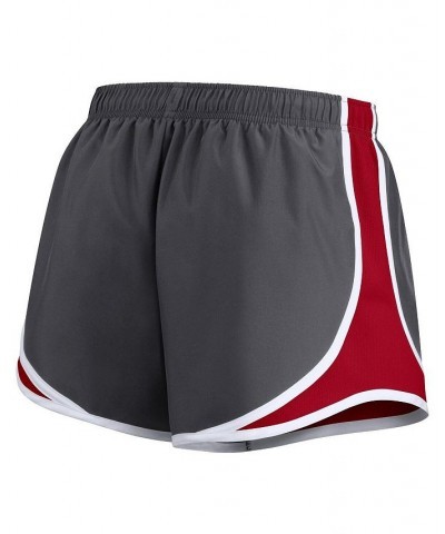 Women's Charcoal Tampa Bay Buccaneers Logo Performance Tempo Shorts Charcoal $32.99 Shorts