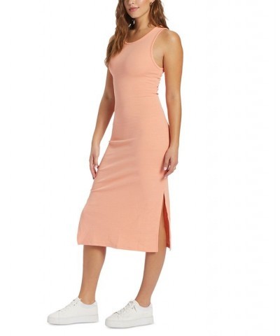 Juniors' Good Keepsake Cutout-Back Midi Dress Pink $25.60 Dresses