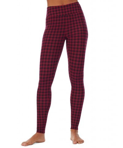 Softwear with Stretch High-Waist Leggings Rhubarb Buffalo Check $11.31 Pants