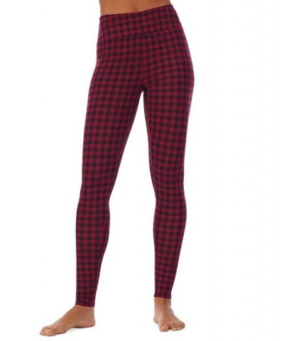 Softwear with Stretch High-Waist Leggings Rhubarb Buffalo Check $11.31 Pants