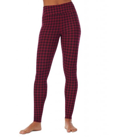 Softwear with Stretch High-Waist Leggings Rhubarb Buffalo Check $11.31 Pants