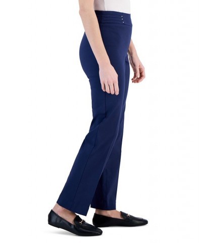 Studded Pull-On Pants Petite & Petite Short Intrepid Blue $13.34 Pants