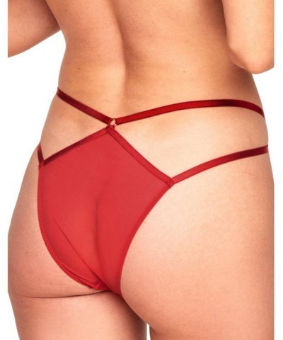 Vianna Women's Cheeky Panty Red $13.47 Panty