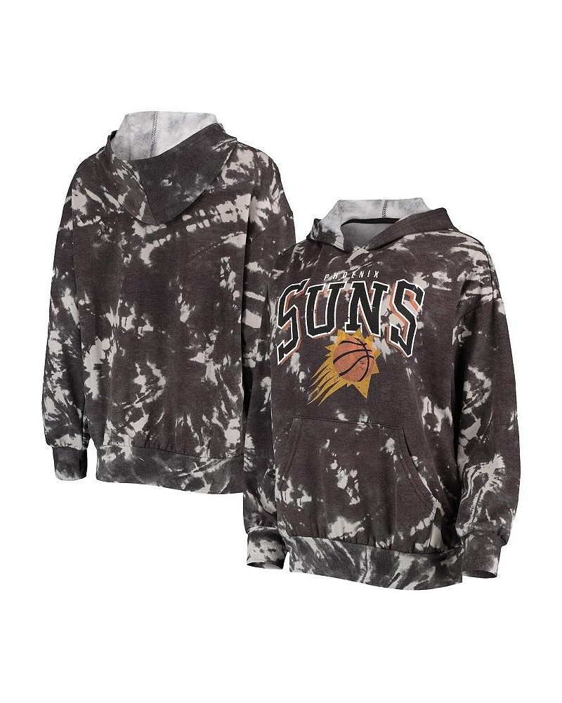 Women's Threads Black Phoenix Suns Burble Tie-Dye Tri-Blend Pullover Hoodie Black $43.00 Sweatshirts