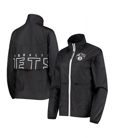 Women's Black Brooklyn Nets Winning Shot Full-Zip Jacket Black $35.70 Jackets