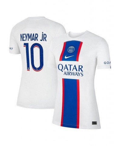 Women's Neymar Jr. White Paris Saint-Germain 2022/23 Third Breathe Stadium Replica Player Jersey White $61.60 Jersey