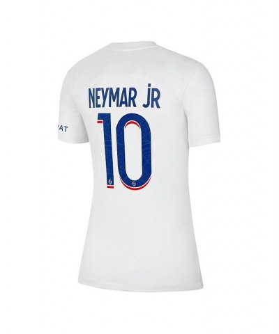 Women's Neymar Jr. White Paris Saint-Germain 2022/23 Third Breathe Stadium Replica Player Jersey White $61.60 Jersey