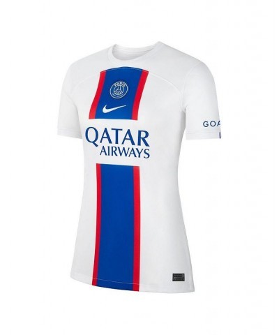 Women's Neymar Jr. White Paris Saint-Germain 2022/23 Third Breathe Stadium Replica Player Jersey White $61.60 Jersey