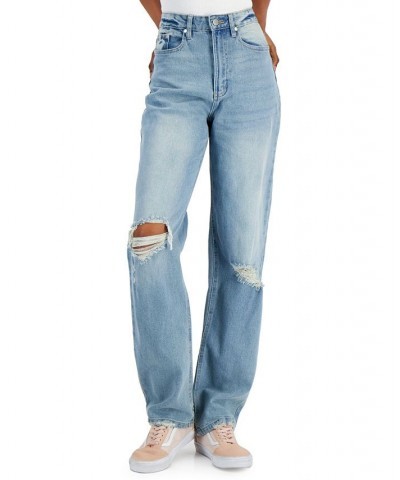 Juniors' Baggy Straight-Leg Jeans Fraiser Wash $14.10 Jeans