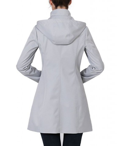 Women's Molly Water Resistant Hooded Anorak Jacket Gray $47.94 Coats