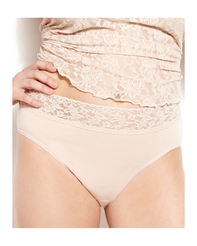 Organic Cotton Plus Size Conscience French Brief 892461X Tan/Beige $16.42 Panty
