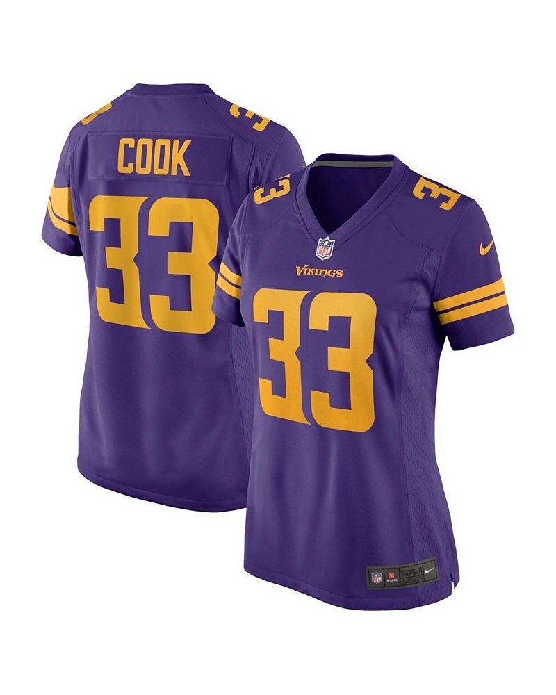 Women's Dalvin Cook Purple Minnesota Vikings Alternate Game Player Jersey Purple $61.10 Jersey