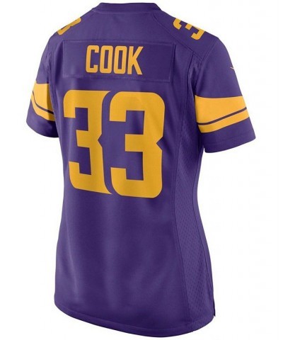 Women's Dalvin Cook Purple Minnesota Vikings Alternate Game Player Jersey Purple $61.10 Jersey