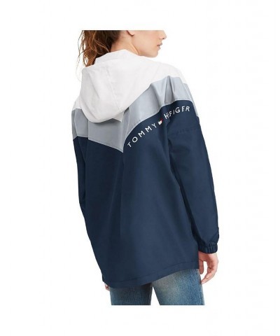 Women's White Navy Dallas Cowboys Staci Half-Zip Hoodie Windbreaker Jacket White, Navy $43.40 Jackets