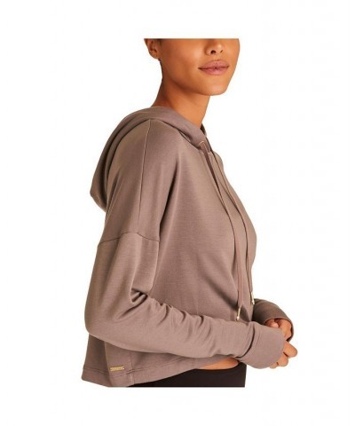 Adult Women Peak Hoodie Mushroom $45.10 Sweatshirts