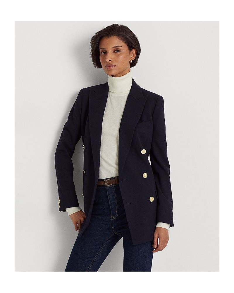 Wool Crepe Blazer Lauren Navy $134.90 Jackets