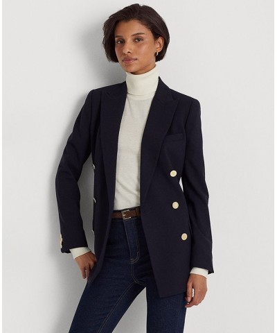 Wool Crepe Blazer Lauren Navy $134.90 Jackets