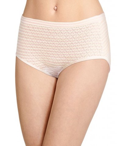 Elance Breathe Brief 3 Pack Underwear 1542 Extended Sizes Light $13.91 Panty