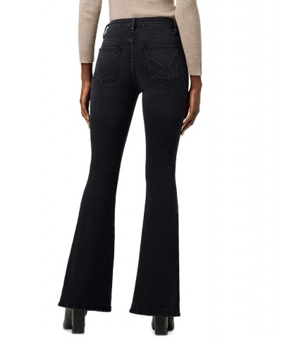 Women's Holly High-Rise Fare-Leg Jeans Noir $85.50 Jeans