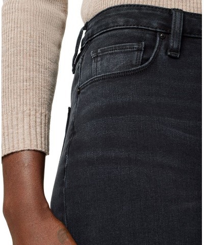 Women's Holly High-Rise Fare-Leg Jeans Noir $85.50 Jeans