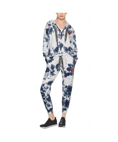 Women's White Navy Chicago Bears Melody Tie-Dye Jogger Pants White, Navy $48.59 Pants