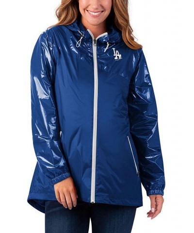 Women's Royal Los Angeles Dodgers Double Coverage Full-Zip Hoodie Jacket Royal $46.92 Jackets