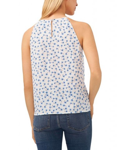 Women's Floral Halter Top Ivory/Cream $41.87 Tops