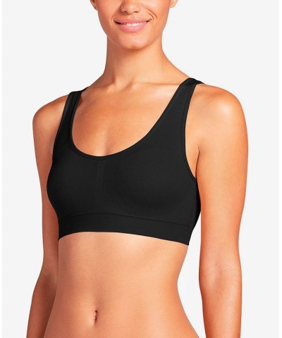 Modern Micro Seamfree Ballet Back Bralette 2405 Black $14.74 Bras