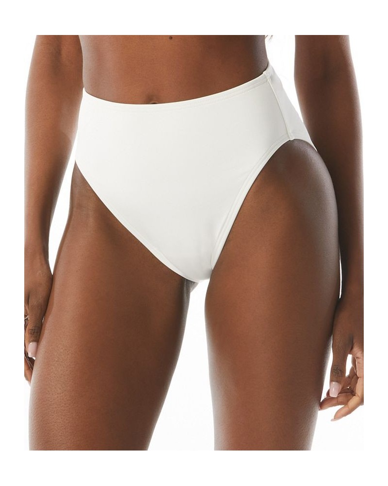 Women's Deep V-Neck Tankini Top & Matching Bottoms White $50.40 Swimsuits