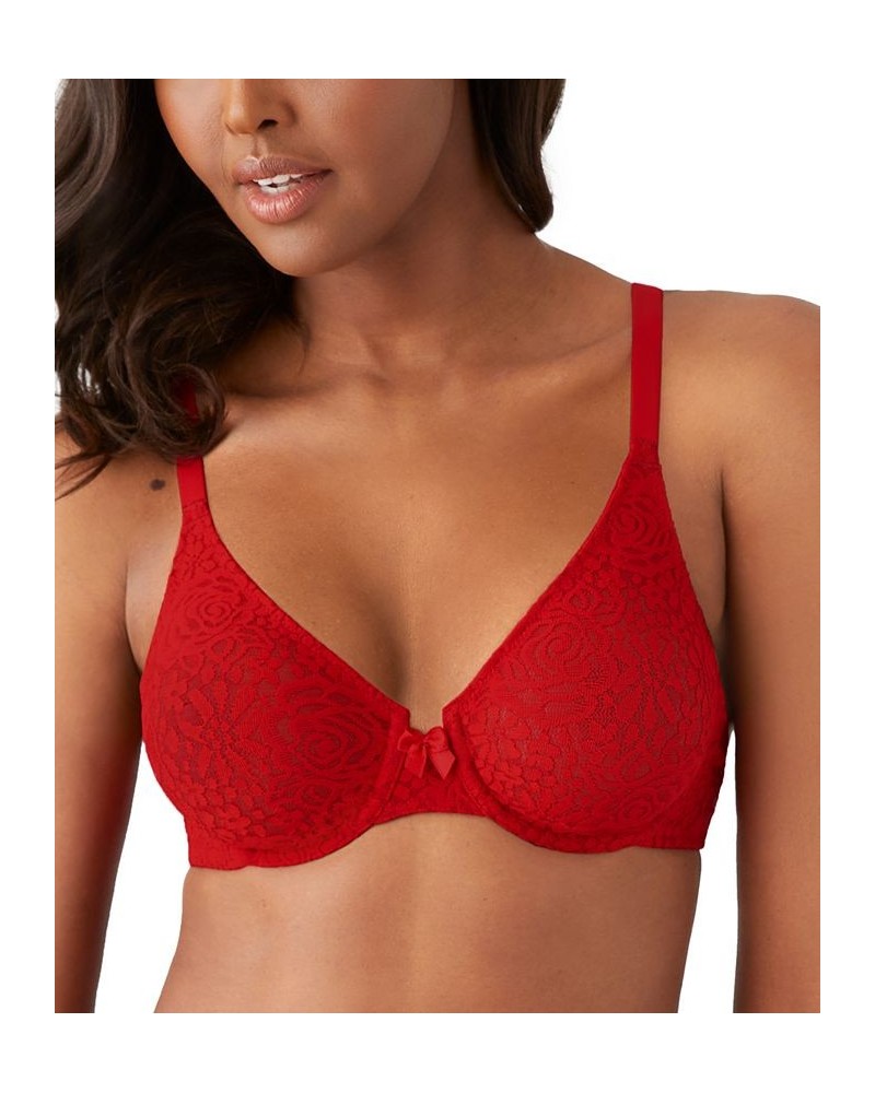 Halo Lace Molded Underwire Bra 851205 Up To G Cup Barbados Cherry $32.64 Bras