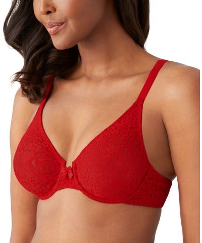 Halo Lace Molded Underwire Bra 851205 Up To G Cup Barbados Cherry $32.64 Bras