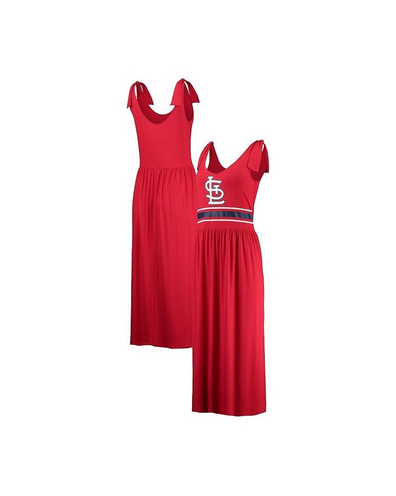 Women's Red St. Louis Cardinals Game Over Maxi Dress Red $33.47 Dresses