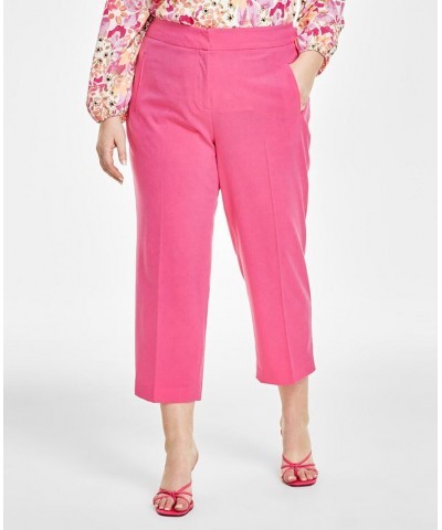 Women's Bi-Stretch Straight-Leg Pants Berry Crush $48.06 Pants