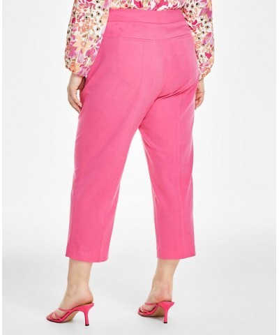 Women's Bi-Stretch Straight-Leg Pants Berry Crush $48.06 Pants