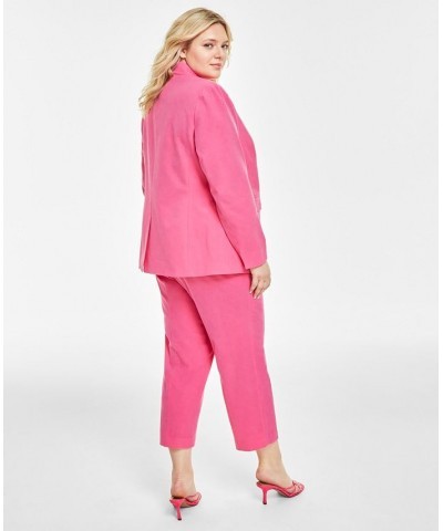 Women's Bi-Stretch Straight-Leg Pants Berry Crush $48.06 Pants