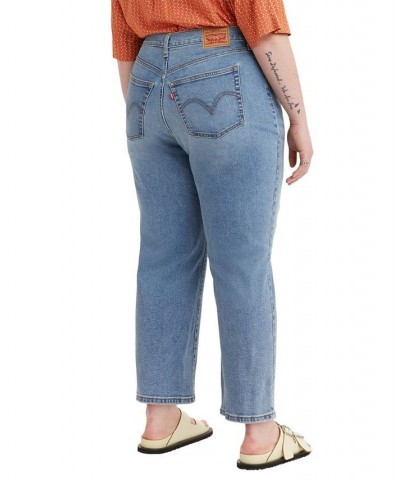 Trendy Plus Size Wedgie Straight-Leg Jeans Tear To Shreds $32.00 Jeans