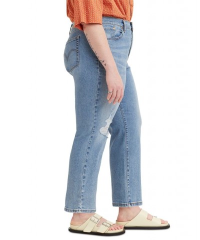 Trendy Plus Size Wedgie Straight-Leg Jeans Tear To Shreds $32.00 Jeans