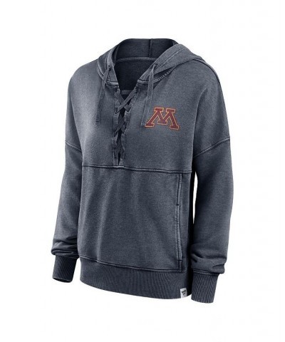 Women's Branded Heathered Charcoal Minnesota Golden Gophers Overall Speed Lace-Up Pullover Hoodie Heathered Charcoal $35.69 S...