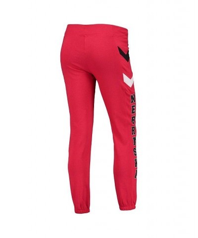 Women's Scarlet Nebraska Huskers Kripke Chevron Jogger Pants Scarlet $28.99 Pants