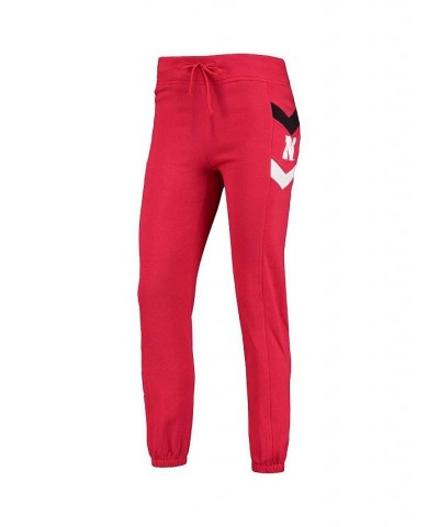 Women's Scarlet Nebraska Huskers Kripke Chevron Jogger Pants Scarlet $28.99 Pants