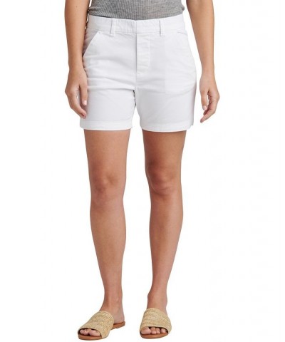 Women's Maddie Mid Rise Pull-On Shorts White $27.26 Shorts