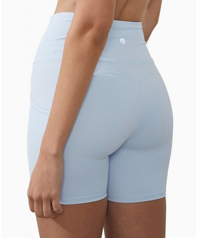 Women's Ultimate Booty Shaper Bike Shorts Silky Blue $22.00 Shorts