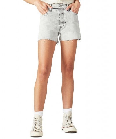 High-Rise Raw-Hem Shorts Dust $18.35 Shorts