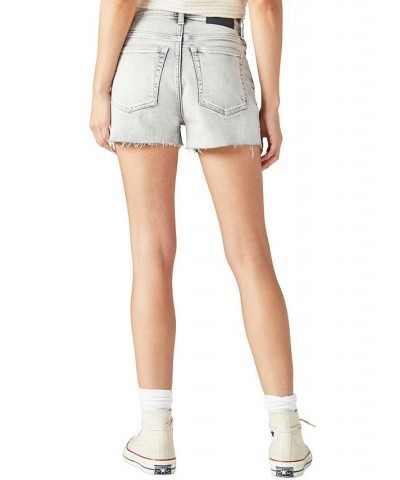 High-Rise Raw-Hem Shorts Dust $18.35 Shorts