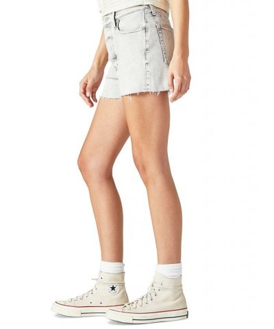 High-Rise Raw-Hem Shorts Dust $18.35 Shorts