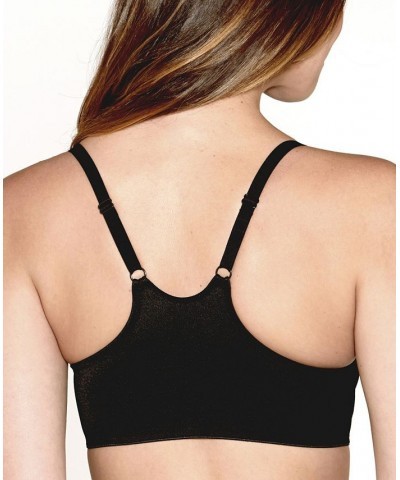 Meryl Everyday Front Closure Minimizer T-Back Bra 7050 Black $29.20 Bras