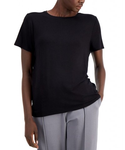 Petite Solid Top Deep Black $12.00 Tops