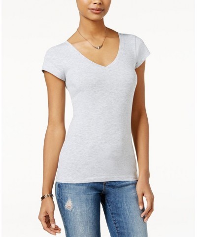 Juniors' V-Neck T-Shirt Allure $9.60 Tops