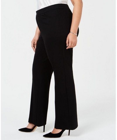 Plus Size Wide-Leg Trousers Black $36.09 Pants